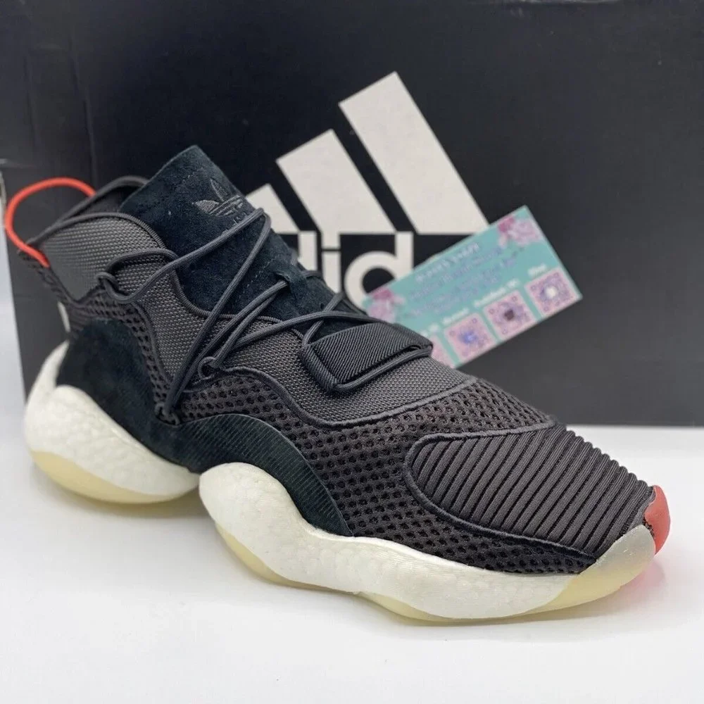 Adidas Crazy BYW Men's Basketball Shoes Black Boost Size 9‎ 90s Retro